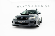 Subaru Impreza WRX STI Mk3 Facelift 2011-2014 Street Pro Frontsplitter / Frontläpp + Splitters Maxton Design